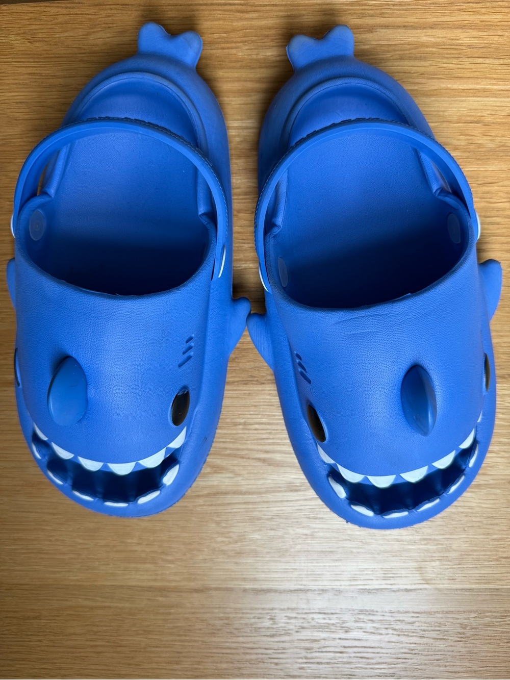 Kids Shark Clog Sandals - Blue
